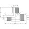 World Wide Fittings JIC to Male Pipe Branch Tee Stainless Steel 2601X04X04X04SS - alternate 1
